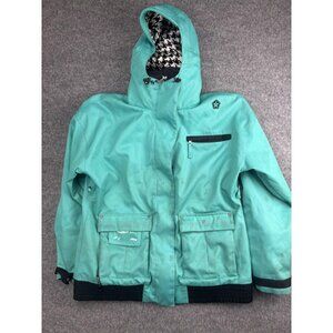 Sessions Ridge Jacket Womens Large Waterproof Breathable Hooded Snowboard Ski